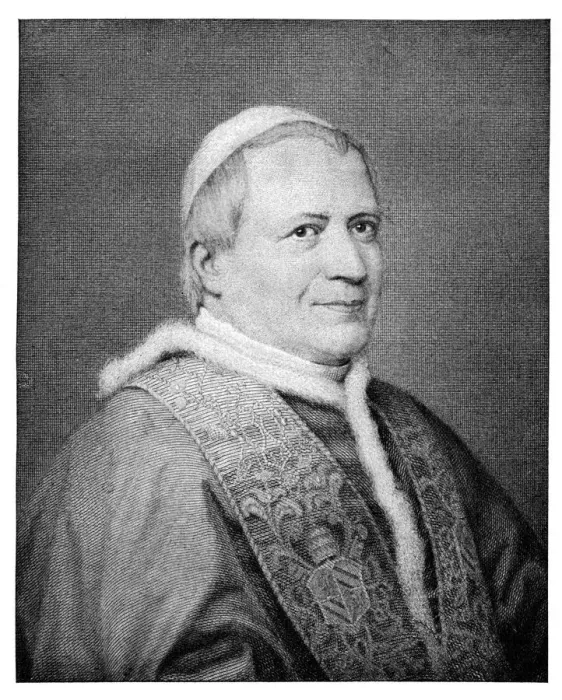 Framed Print : Pope Pius IX, (1900). Artist: Chiassi Framed Print : Pope Pius IX, (1900). Artist: Chiassi