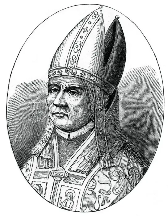 Framed Print : Pope Sylvester I, (1870) Framed Print : Pope Sylvester I, (1870)