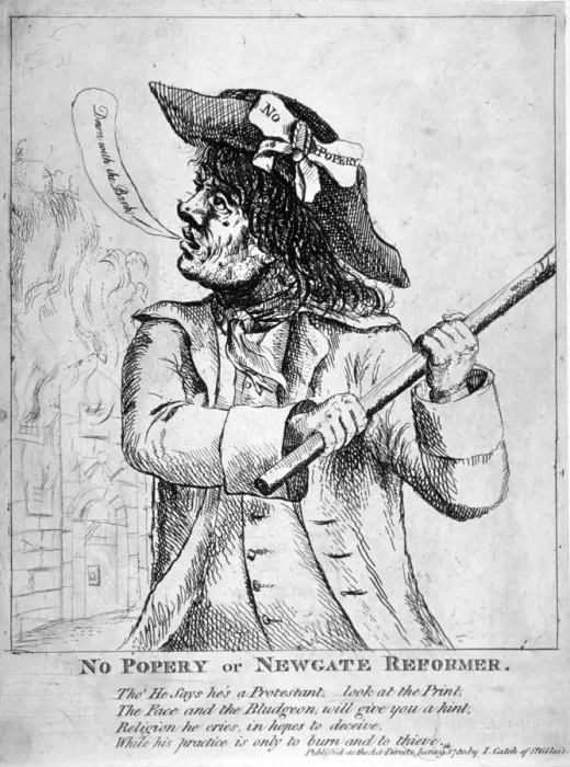 Framed Print : No Popery or Newgate Reformer... 1780 Framed Print : No Popery or Newgate Reformer... 1780