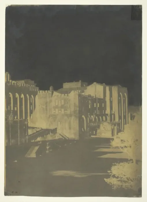 Framed Print : The Popes Palace, Avignon, c. 1851. Creator: Charles Negre Framed Print : The Popes Palace, Avignon, c. 1851. Creator: Charles Negre