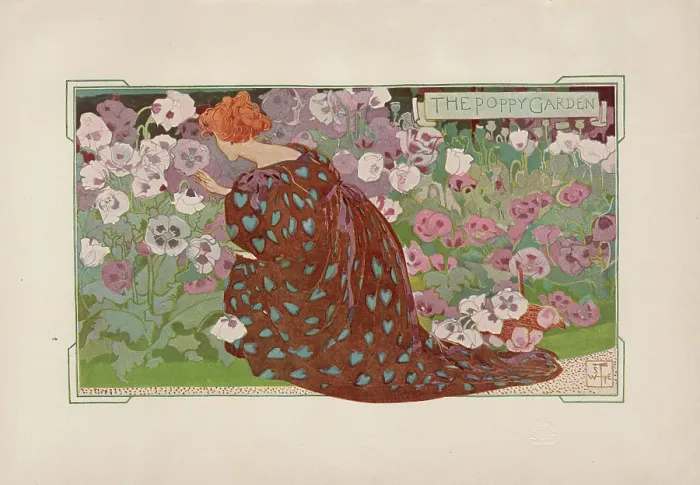 Framed Print : The Poppy Garden, 1898. Creator: Whistler, James Abbott McNeill (1834-1903) Framed Print : The Poppy Garden, 1898. Creator: Whistler, James Abbott McNeill (1834-1903)