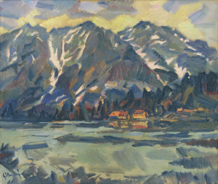 Framed Print : Popradske Pleso, c1939. Creator: Gustav Mally Framed Print : Popradske Pleso, c1939. Creator: Gustav Mally