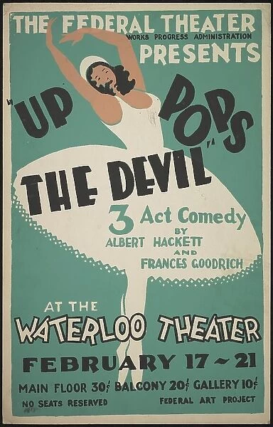 Up Pops the Devil, Waterloo, IA, 1937. Creator: Unknown