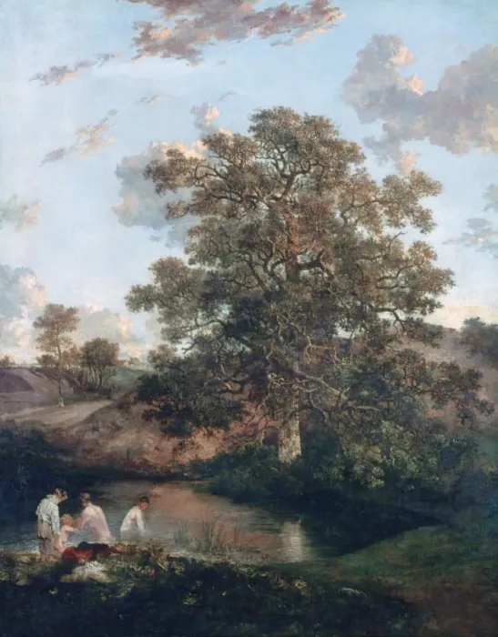 Framed Print : The Poringland Oak, c1818-1820. Artist: John Crome Framed Print : The Poringland Oak, c1818-1820. Artist: John Crome
