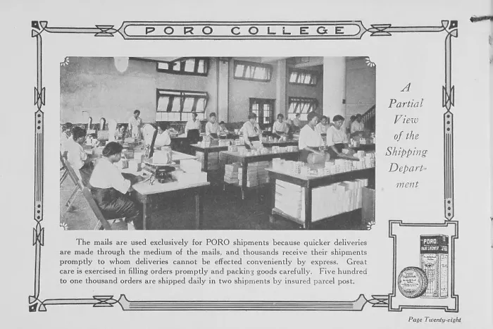 Framed Print : Poro College; A partial view of the shipping department, 1922. Creator: Unknown Framed Print : Poro College; A partial view of the shipping department, 1922. Creator: Unknown