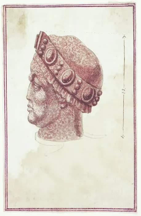 Framed Print : Porphyry Head (San Marco, Venice), n.d. Creator: Giuseppe Grisoni Framed Print : Porphyry Head (San Marco, Venice), n.d. Creator: Giuseppe Grisoni