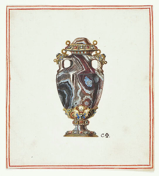 Porphyry Vase, n.d. Creator: Giuseppe Grisoni