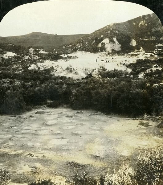The Porridge Pot, Whaka, Rotorua, New Zealand, c1909. Creator: George Rose
