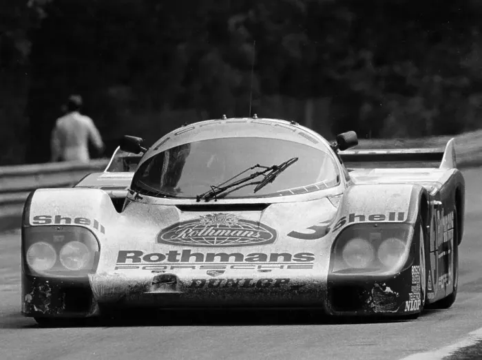 Framed Print : Porsche 956 on its way to winning the Le Mans 24 Hour Race, France, 1983 Framed Print : Porsche 956 on its way to winning the Le Mans 24 Hour Race, France, 1983