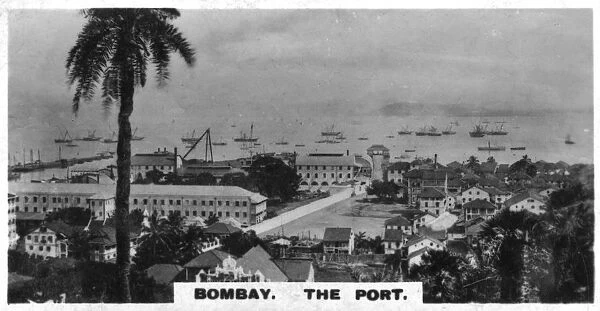 The port, Bombay, India, c1925