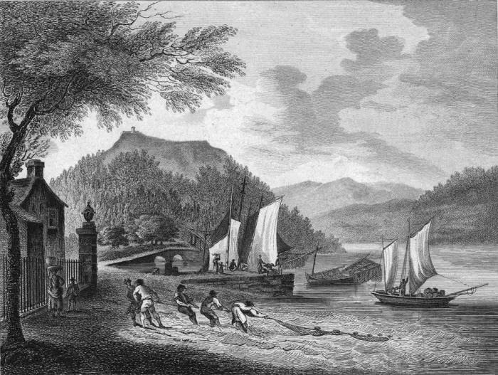Framed Print : The Port of Inverary, c1800. Creator: James Fittler Framed Print : The Port of Inverary, c1800. Creator: James Fittler