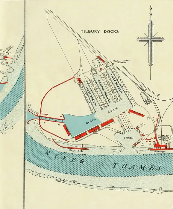 Framed Print : Port of London Authority - Map, 1937. Creator: Unknown Framed Print : Port of London Authority - Map, 1937. Creator: Unknown