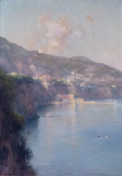 Framed Print : The port of Sorrento, 1912. Creator: Henry Brokman Framed Print : The port of Sorrento, 1912. Creator: Henry Brokman