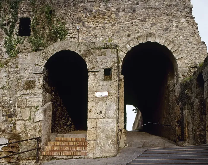 Framed Print : Porta Marina which connected the town with the harbour, Pompeii, Campania, Italy, 2002. Creator: LTL Framed Print : Porta Marina which connected the town with the harbour, Pompeii, Campania, Italy, 2002. Creator: LTL