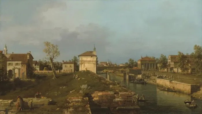 Framed Print : The Porta Portello, Padua, c. 1741 / 1742. Creator: Canaletto Framed Print : The Porta Portello, Padua, c. 1741 / 1742. Creator: Canaletto