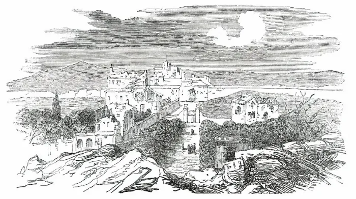 Framed Print : Porta San Pancrazio - Rome, 1850. Creator: Unknown Framed Print : Porta San Pancrazio - Rome, 1850. Creator: Unknown