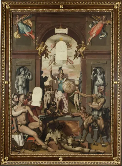 Framed Print : Porta Virtutis (Gate of Virtue), ca 1585 Framed Print : Porta Virtutis (Gate of Virtue), ca 1585