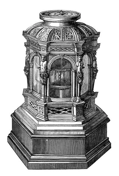 Portable clock, 14th-16th century, (1870)