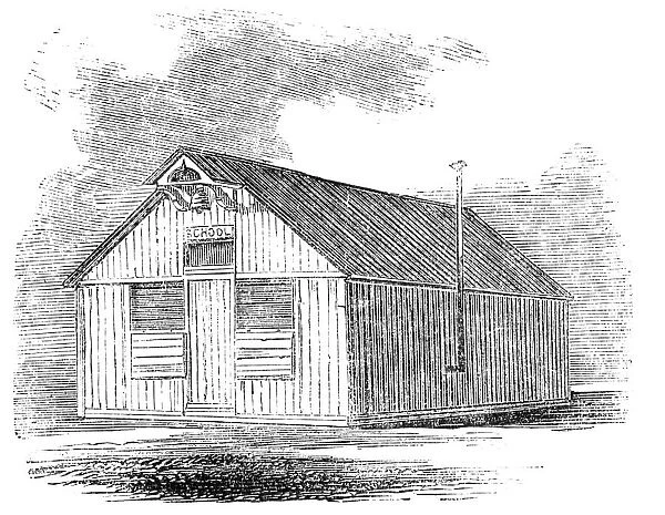 Portable School, 1857. Creator: Unknown