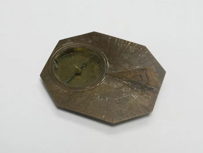 Framed Print : Portable Sundial, France, 1700 / 25. Creator: Michael Butterfield Framed Print : Portable Sundial, France, 1700 / 25. Creator: Michael Butterfield