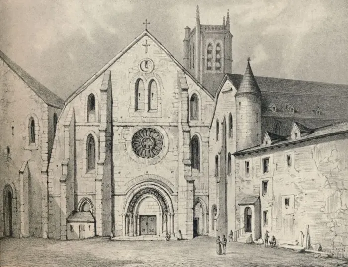 Framed Print : The Portal of the Abbey of St Genevieve, 1915 Framed Print : The Portal of the Abbey of St Genevieve, 1915