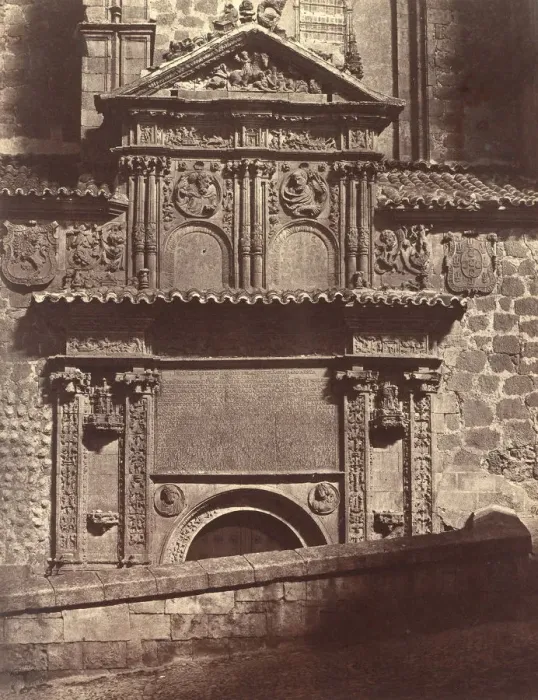 Framed Print : Portal of the Convent of Sancti Spiritu, Salamanca, 1853. Creator: Charles Clifford Framed Print : Portal of the Convent of Sancti Spiritu, Salamanca, 1853. Creator: Charles Clifford