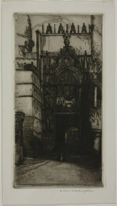 Framed Print : Portal of the Ducal Palace, Venice, 1899. Creator: Donald Shaw MacLaughlan Framed Print : Portal of the Ducal Palace, Venice, 1899. Creator: Donald Shaw MacLaughlan