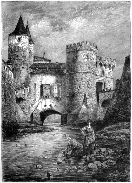 Framed Print : Porte des Allemands (German Gate), Metz, France, 16th century (1882-1884) Framed Print : Porte des Allemands (German Gate), Metz, France, 16th century (1882-1884)