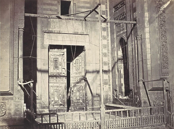 Porte de la Mosque, Sultan Hassan. Partie Inferieure, ca. 1860