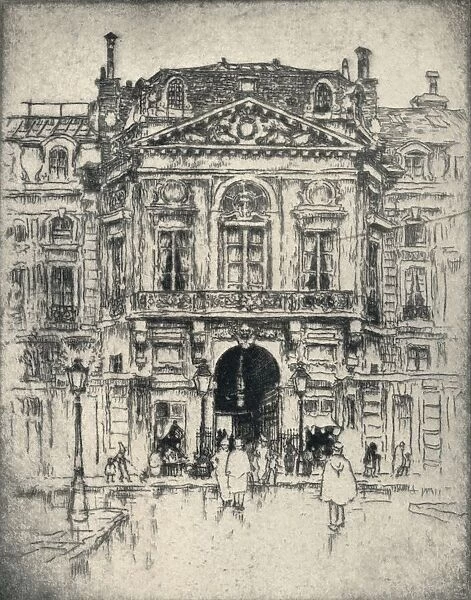 The Porte de Valois, Palais-Royal, 1915. Artist: Lester George Hornby