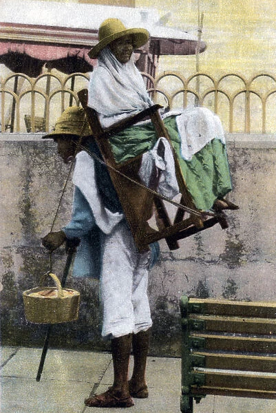 A porter, Mexico, early 20th century