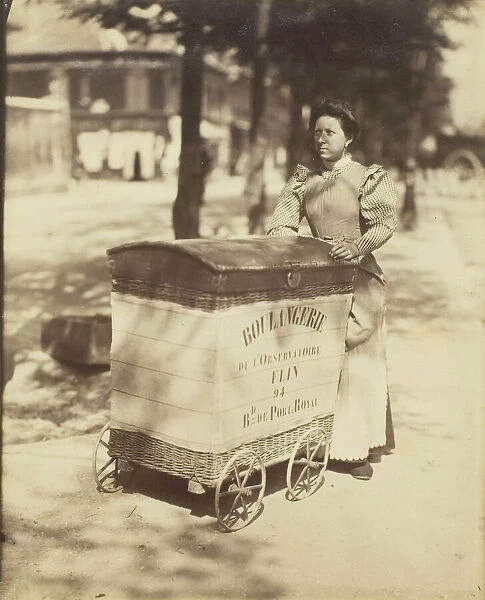Porteuse de pain, c. 1899  /  1900. Creator: Eugene Atget