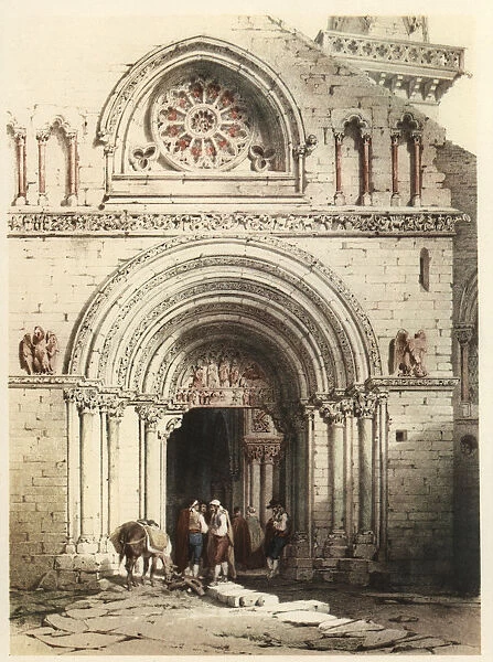 Portico of the church of San Pedro in Olite