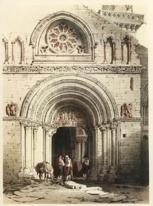 Framed Print : Portico of the church of San Pedro in Olite Framed Print : Portico of the church of San Pedro in Olite