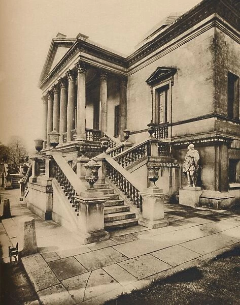Porticoed Entrance to Chiswick House, An Eighteenth Century Survival, c1935. Creator: King