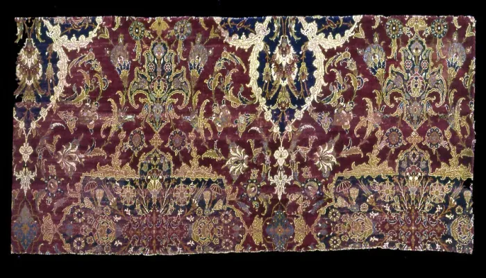 Framed Print : Portion of a Carpet, Turkey, 1575 / 1625. Creator: Unknown Framed Print : Portion of a Carpet, Turkey, 1575 / 1625. Creator: Unknown