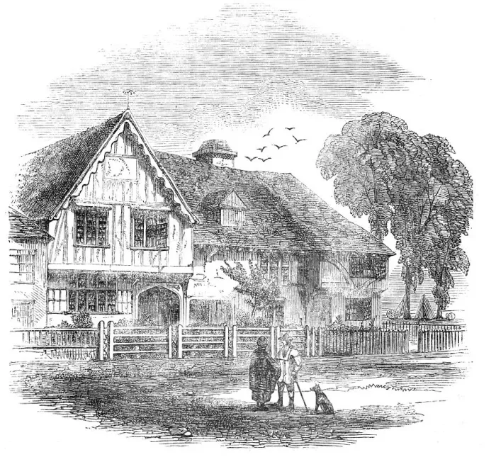 Framed Print : Portion of an old broadcloth manufactury, Cranbrook, Kent, 1857. Creator: Unknown Framed Print : Portion of an old broadcloth manufactury, Cranbrook, Kent, 1857. Creator: Unknown