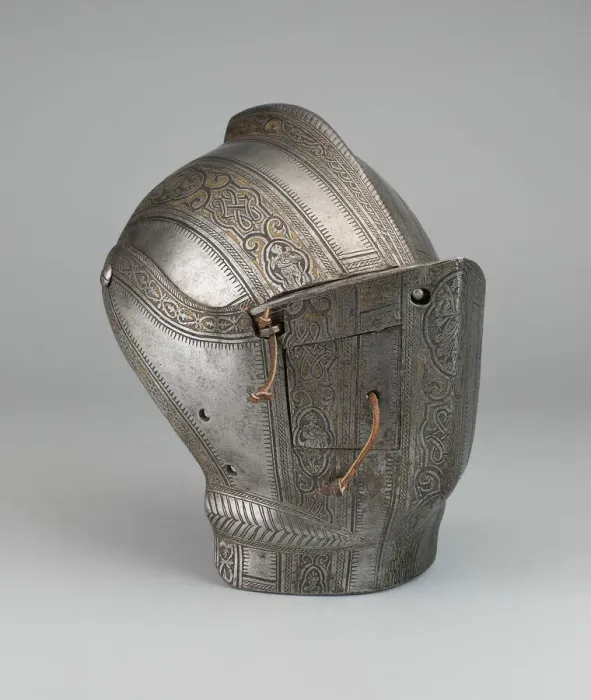 Framed Print : Portions of a Jousting Helmet, Milan, 1570 / 80. Creator: Unknown Framed Print : Portions of a Jousting Helmet, Milan, 1570 / 80. Creator: Unknown