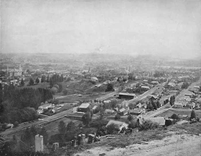 Framed Print : Portland, Oregon, c1897. Creator: Unknown Framed Print : Portland, Oregon, c1897. Creator: Unknown