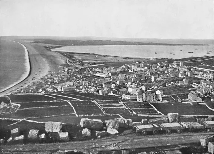 Framed Print : Portland - Panoramic View, 1895 Framed Print : Portland - Panoramic View, 1895