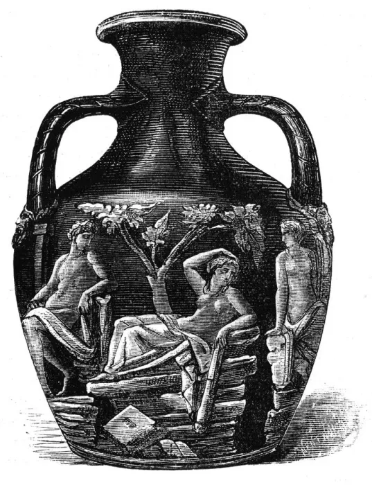 Framed Print : The Portland vase, 1891 Framed Print : The Portland vase, 1891