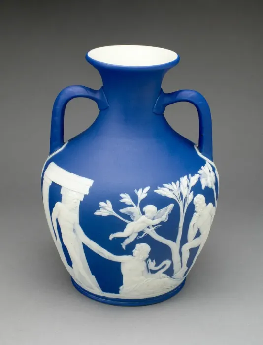 Framed Print : Portland Vase, Burslem, 1860 / 80. Creator: Wedgwood Framed Print : Portland Vase, Burslem, 1860 / 80. Creator: Wedgwood