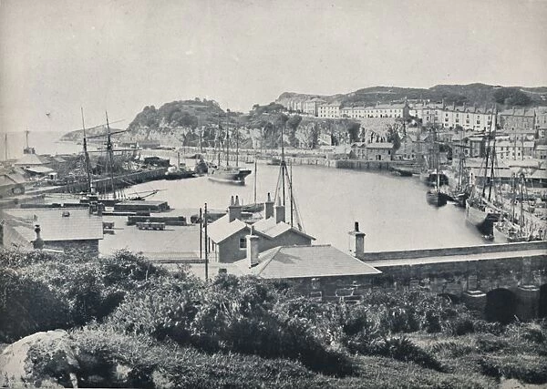 Portmadoc - The Harbour and the Town, 1895