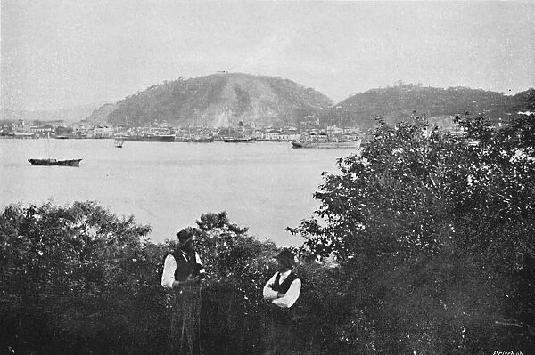 Porto de Santos, 1895. Artist: Paulo Kowalsky