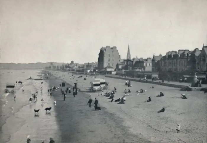 Framed Print : Portobello - The Beach, 1895 Framed Print : Portobello - The Beach, 1895