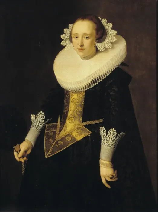 Framed Print : Portrait of a 22-year-old woman, 1628. Creator: Pickenoy, Nicolaes Eliasz. (1588-1650 / 56) Framed Print : Portrait of a 22-year-old woman, 1628. Creator: Pickenoy, Nicolaes Eliasz. (1588-1650 / 56)