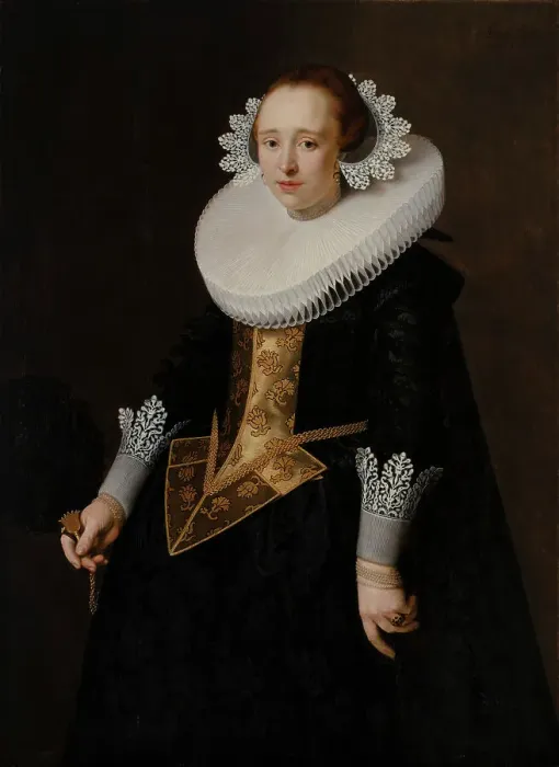 Framed Print : Portrait of a 22-Year-Old Woman, 1628. Creator: Nicolaes Eliasz Pickenoy Framed Print : Portrait of a 22-Year-Old Woman, 1628. Creator: Nicolaes Eliasz Pickenoy