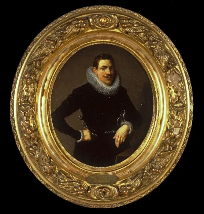 Framed Print : Portrait of a 28-Year-Old Man, Probably from the Snouck Family, 1603-1610. Creator: Unknown Framed Print : Portrait of a 28-Year-Old Man, Probably from the Snouck Family, 1603-1610. Creator: Unknown