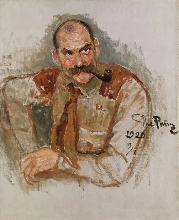Framed Print : Portrait of A. Gallen-Kallela, 1920. Creator: Il'ya Repin Framed Print : Portrait of A. Gallen-Kallela, 1920. Creator: Il'ya Repin