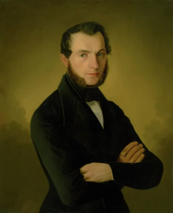 Framed Print : Portrait of A. Jupp, a citizen of Podebrady, 1845. Creator: Jozef Bozetech Klemens Framed Print : Portrait of A. Jupp, a citizen of Podebrady, 1845. Creator: Jozef Bozetech Klemens